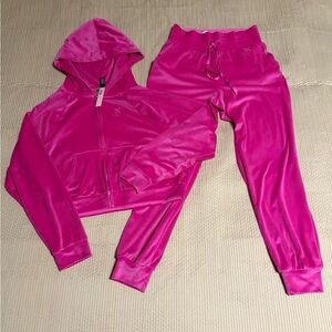 Victoria's Secret Fuchsia Velour Set